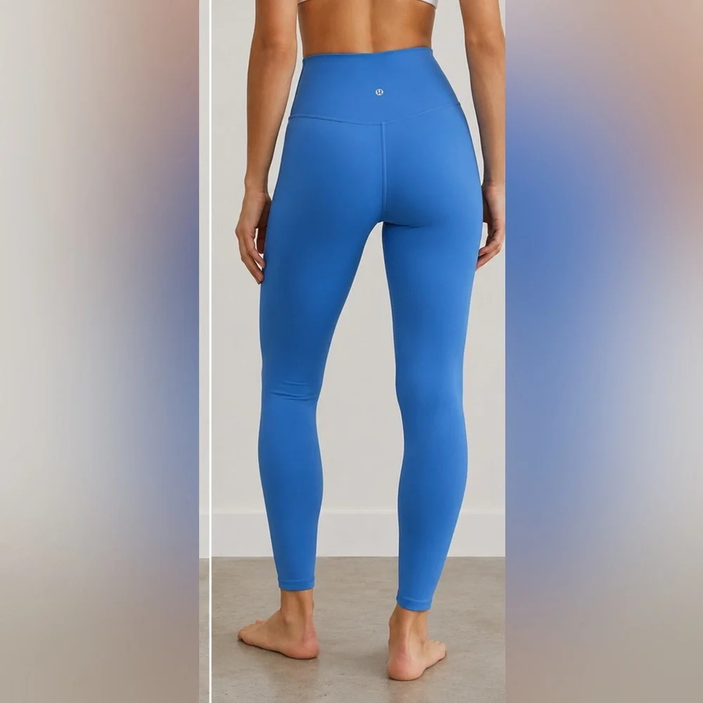 NWT Lululemon Align High Rise Pant 28” Blue Nulu Yoga Leggings Size 6